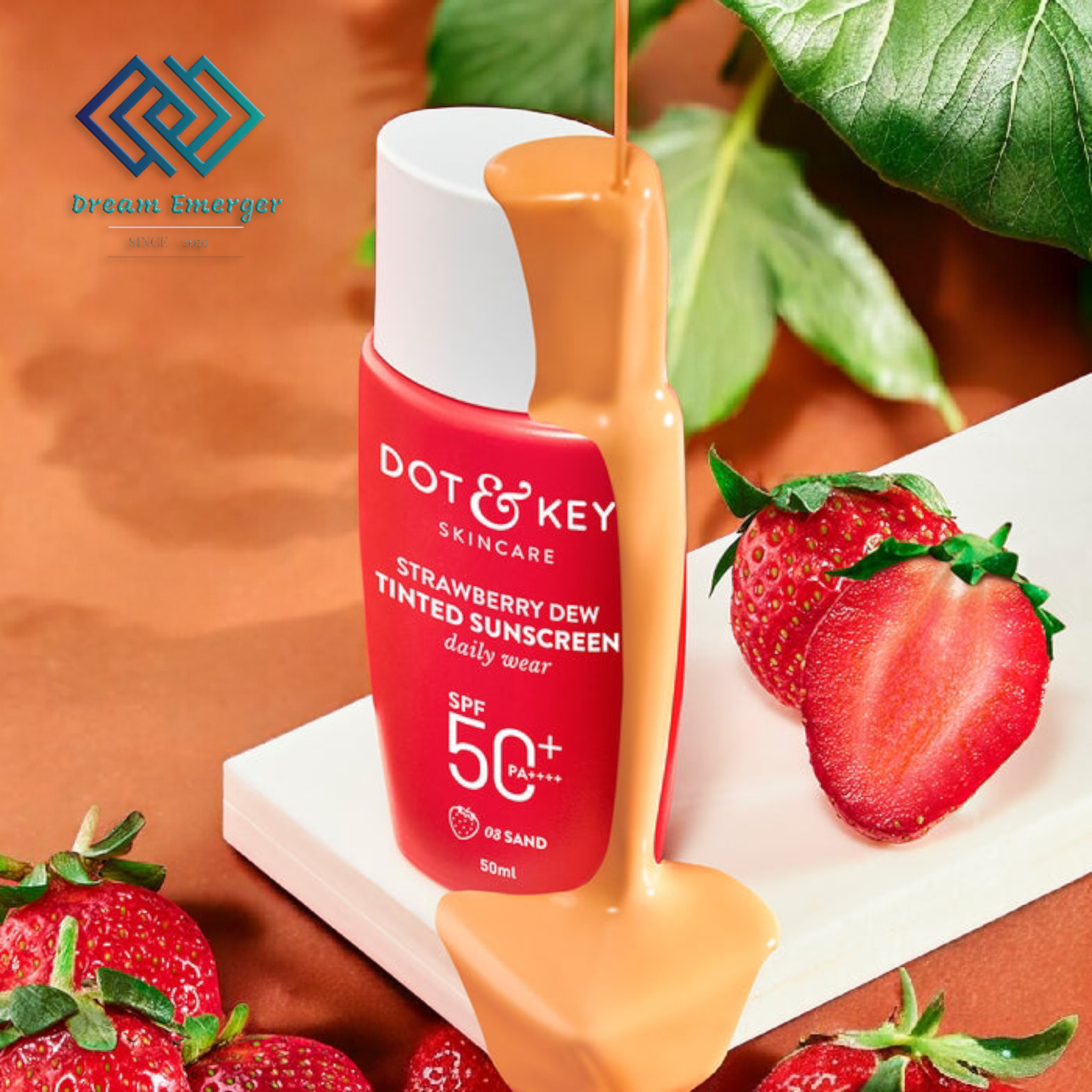 DOT & KEY Strawberry Dew Tinted Sunscreen (Sand)
